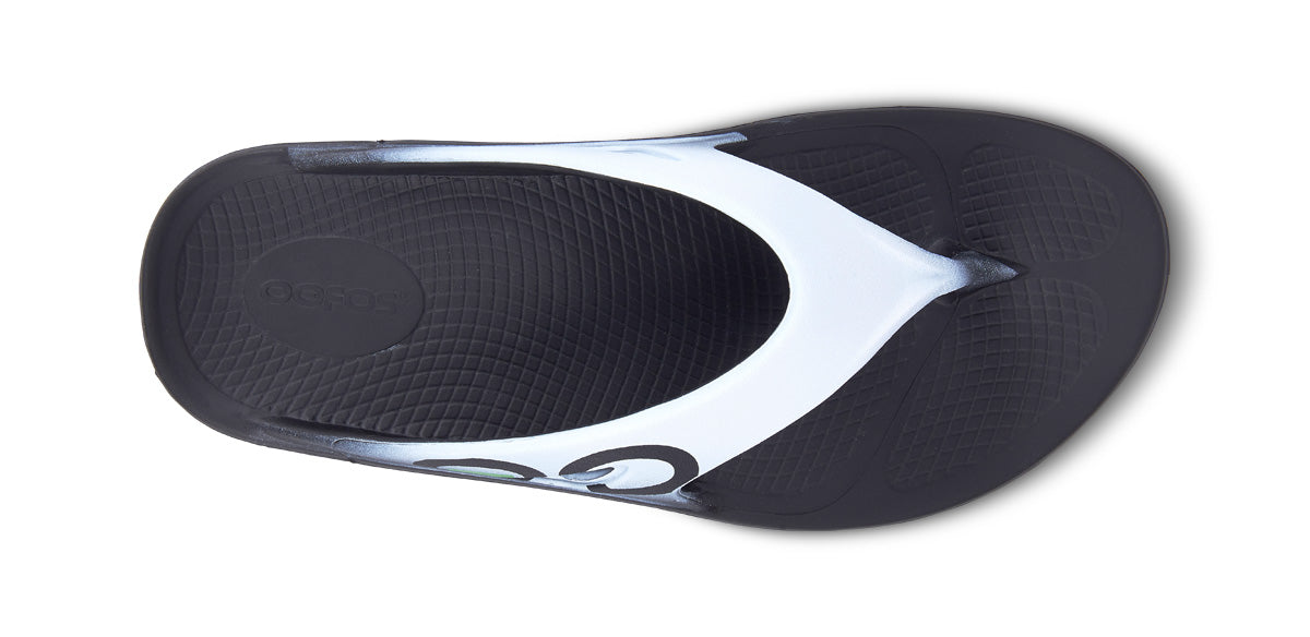 Men's OOriginal Sport Sandal - Cloud White - OOFOS top view