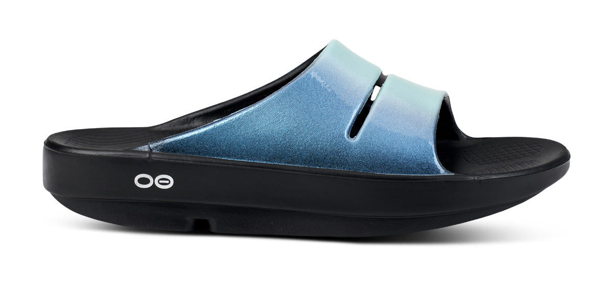 Women's OOahh Luxe Slide Sandal - Atlantis lateral view