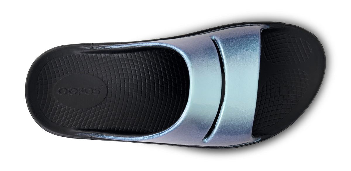 Women's OOahh Luxe Slide Sandal - Atlantis top view