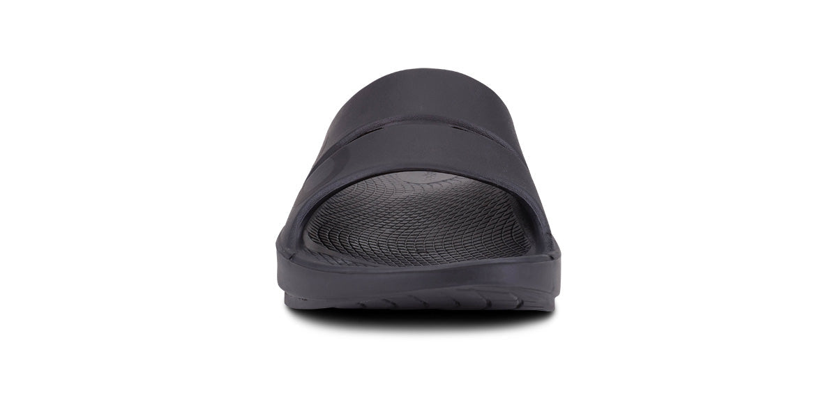 Women's OOahh Sport Slide Sandal - Black Matte front view
