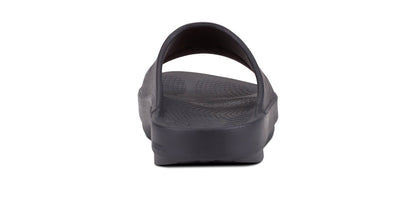 Women's OOahh Sport Slide Sandal - Black Matte back view