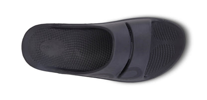 Men's OOahh Sport Slide Sandal - Black Matte top view