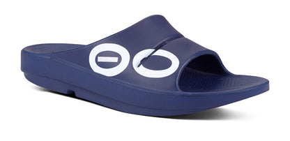 Women's OOahh Sport Slide Sandal - Navy White main view