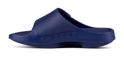 Men's OOahh Sport Flex Sandal - Navy medial view