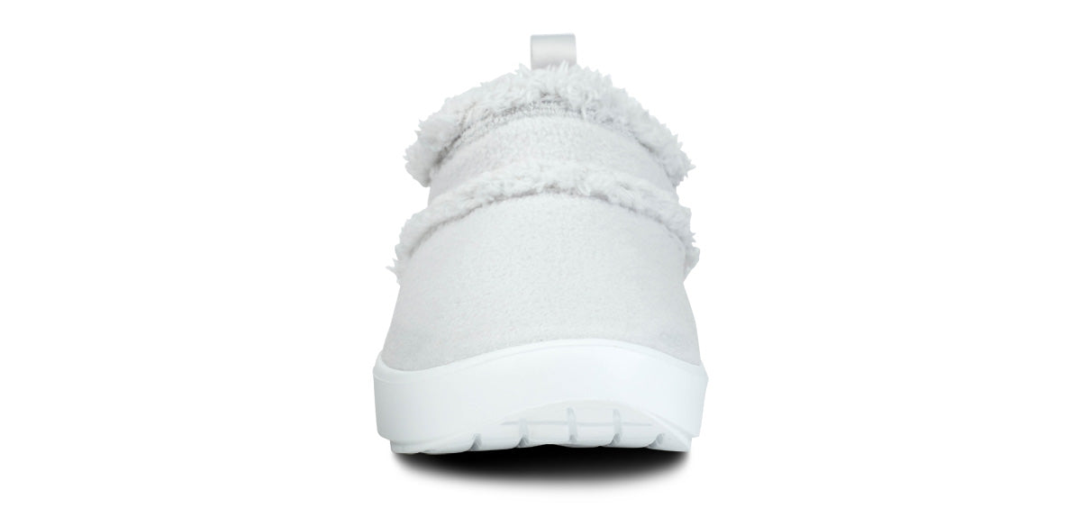 Women's OOcoozie Low Shoe -  Light Gray front view