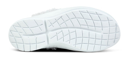 Women's OOcoozie Low Shoe -  Light Gray bottom view