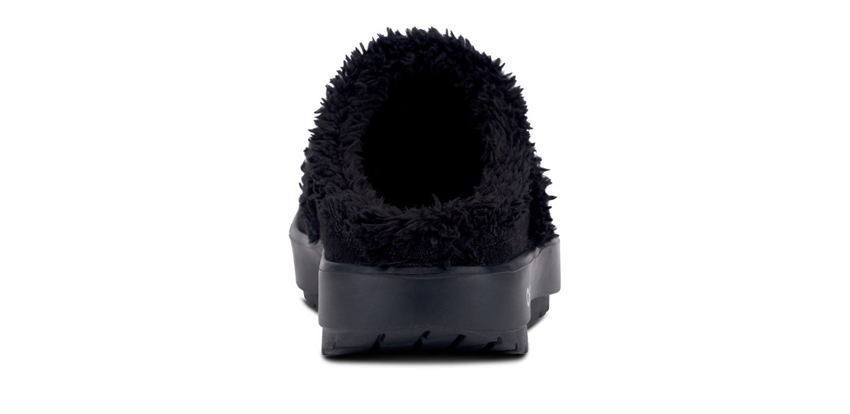Women's OOcoozie Mule Shoe - Black back view