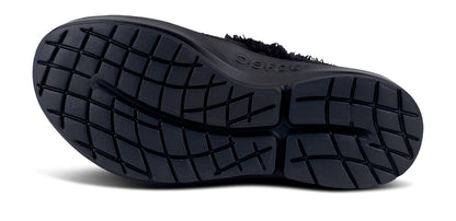Women's OOcoozie Mule Shoe - Black bottom view
